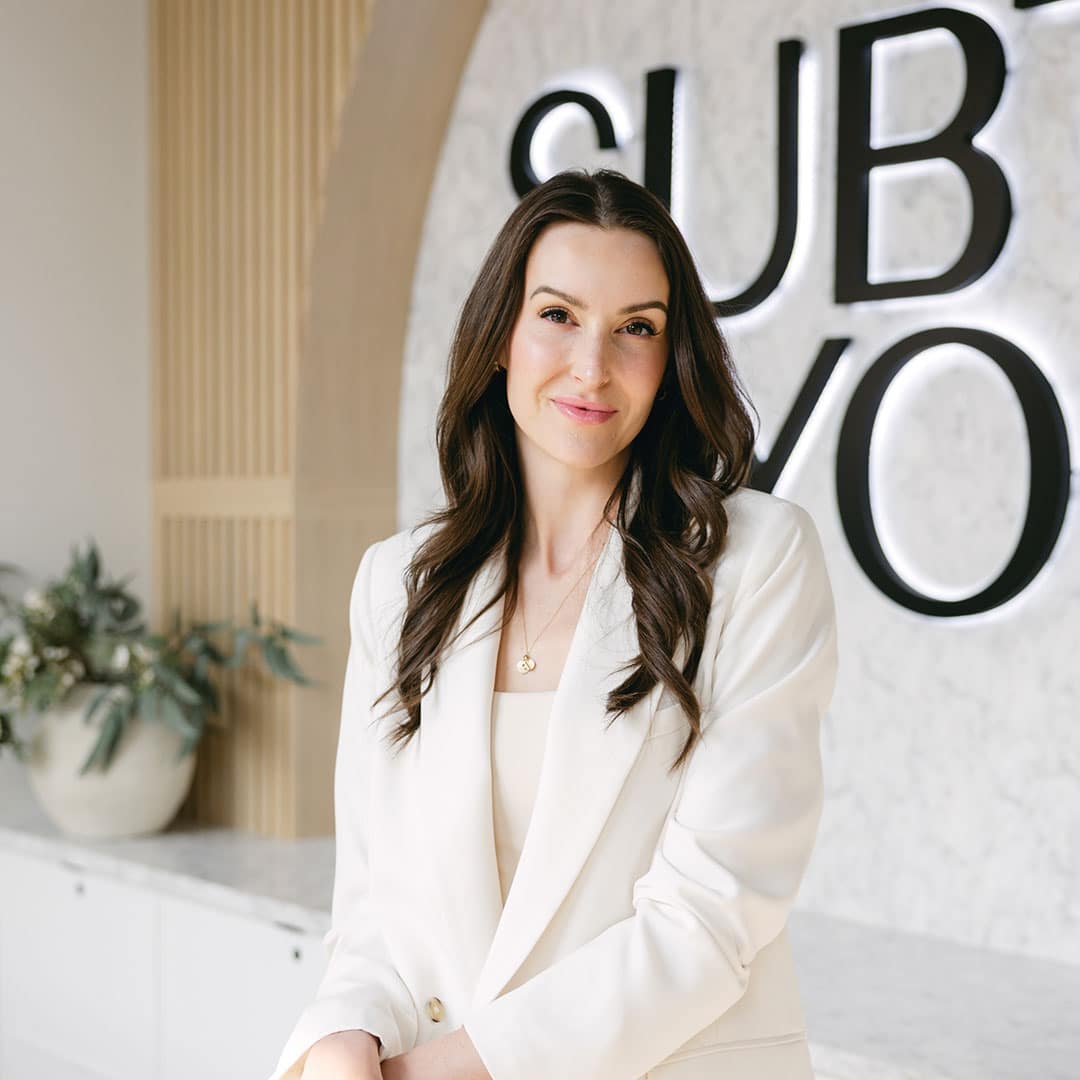 Shawna inside the Subtly You clinic